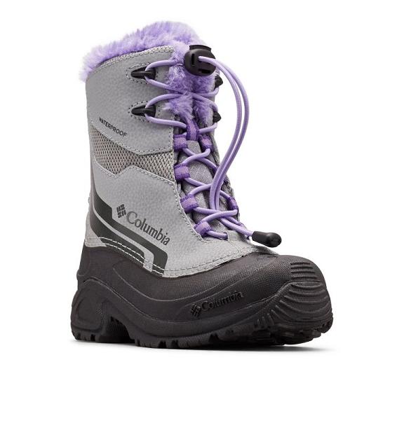 Columbia Omni-Heat Boots Grey For Girls NZ3487 New Zealand